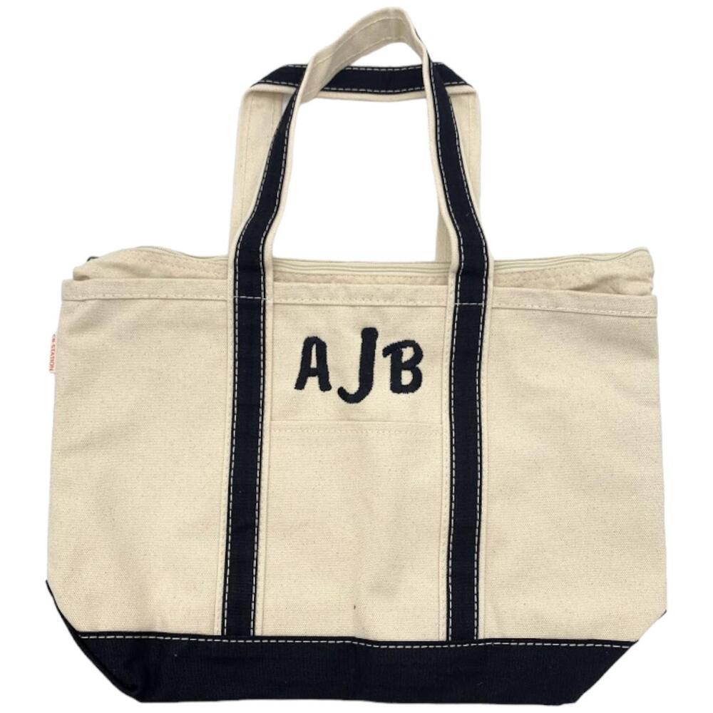 CB Station Pre-Personalized Medium Boat Tote Black - Picture 2 of 3